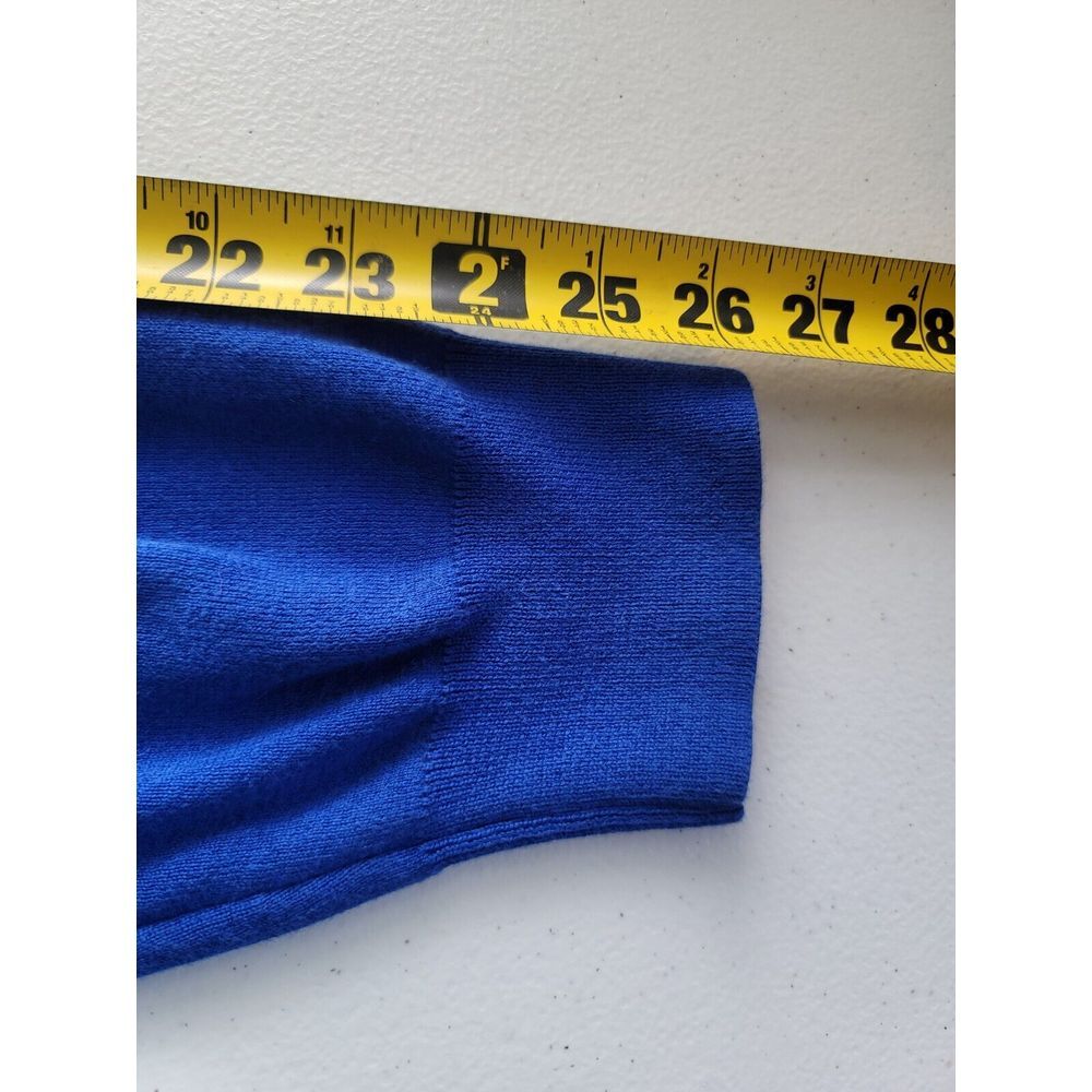 Polo Ralph Lauren‎ Sweater 100% Pima Cotton V-Neck Blue Men's XL - Picture 5 of 6